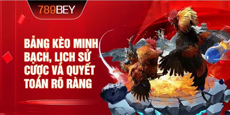 Bảng kèo minh bạch, lịch sử cược và quyết toán rõ ràng