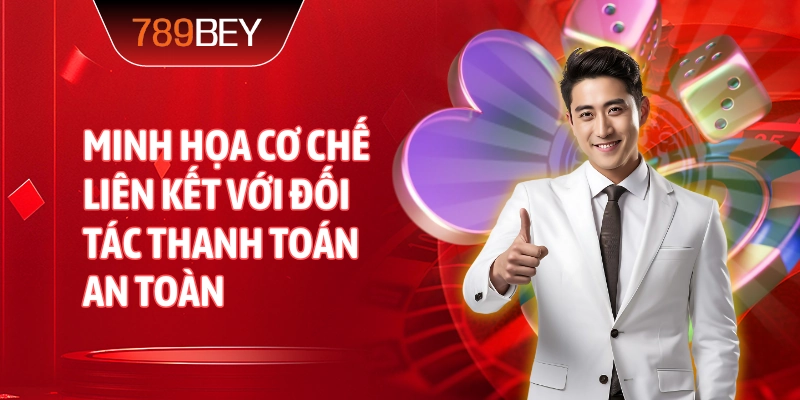 Minh họa cơ chế liên kết với đối tác thanh toán an toàn